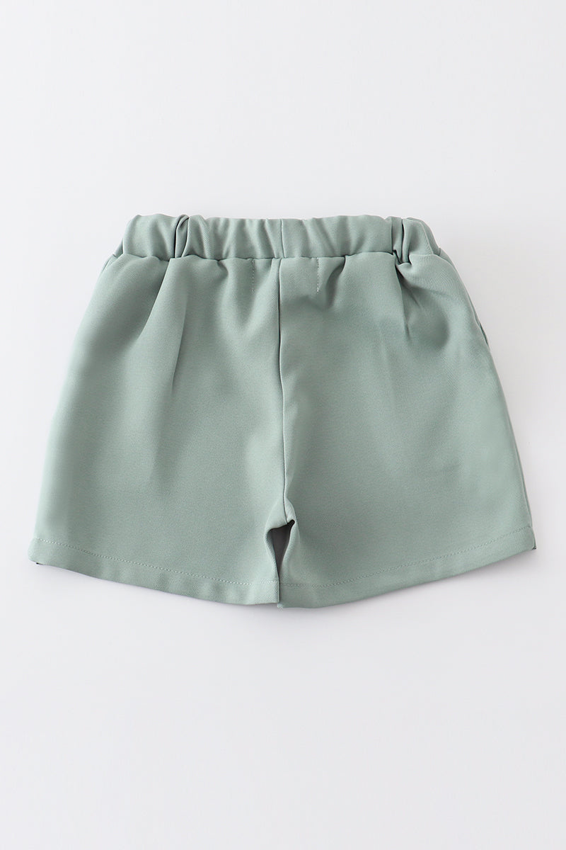 Premium Sage pocket boy shorts