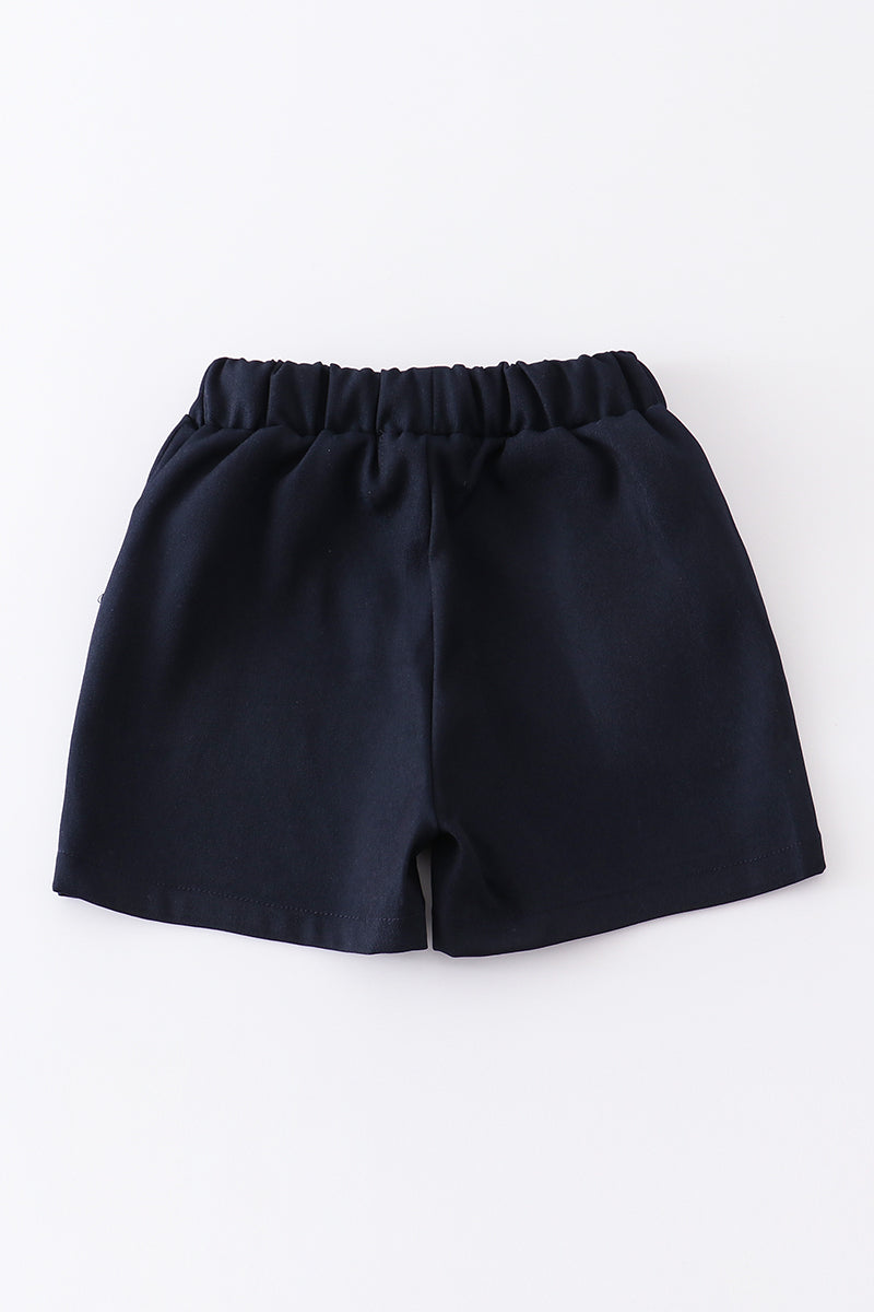 Premium navy pocket boy shorts