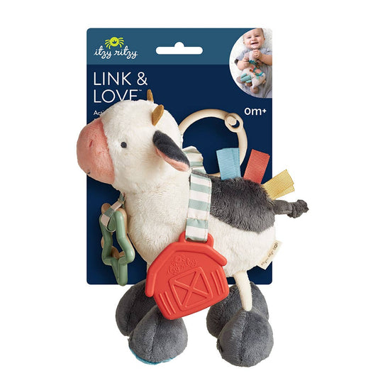 Cow Itzy Friends Link & Love™ Activity Plush