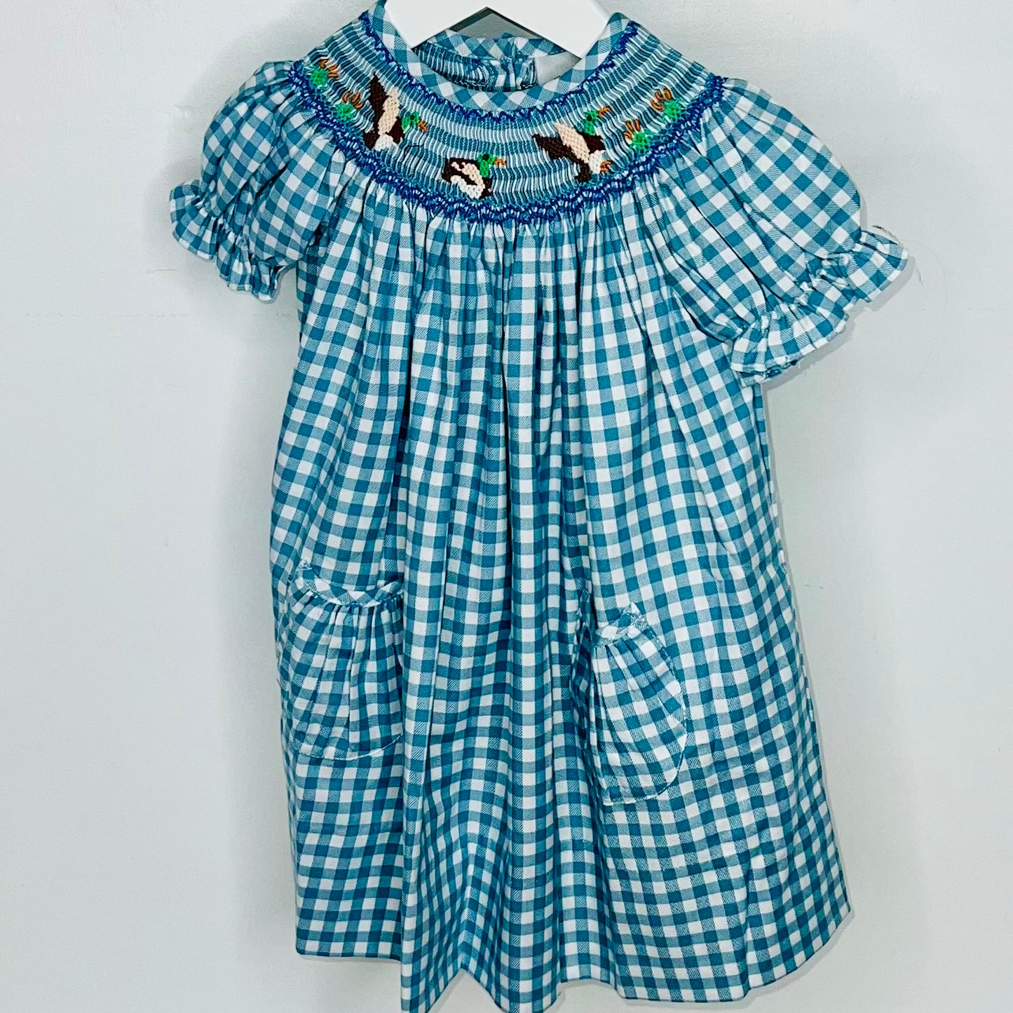 Smocked Mallard Duck Dress