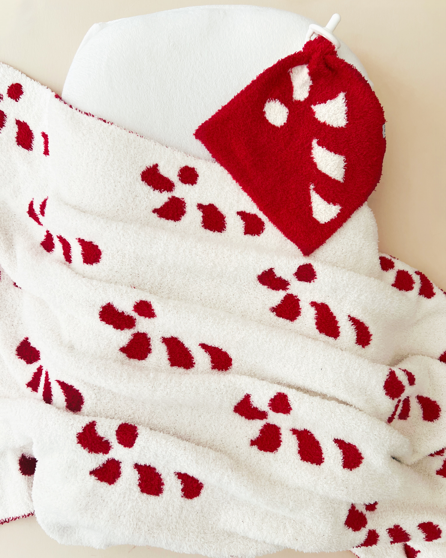 Christmas Plush Lovey | Candy Cane