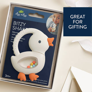 *NEW* Bitzy Shake™ - Silicone Teether with Rattle
