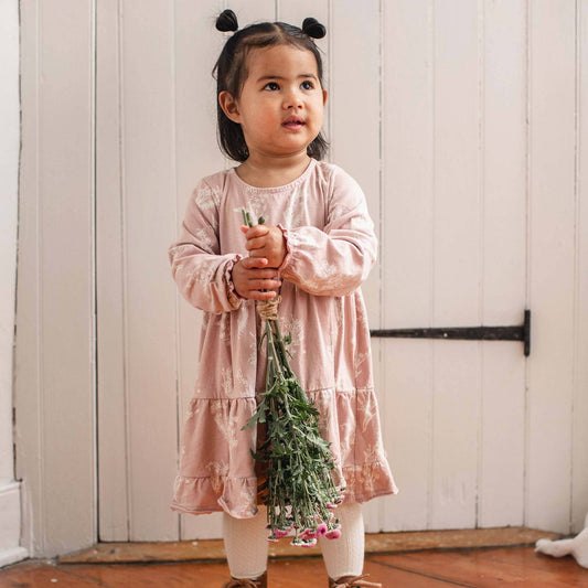 Little Wild Flower Dress & Diaper Cover