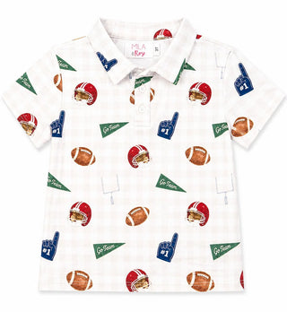 Boys Friday Night Lights S/S Polo, Size 5/6