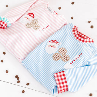 Pink Cookies For Santa Romper