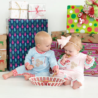 Pink Cookies For Santa Romper