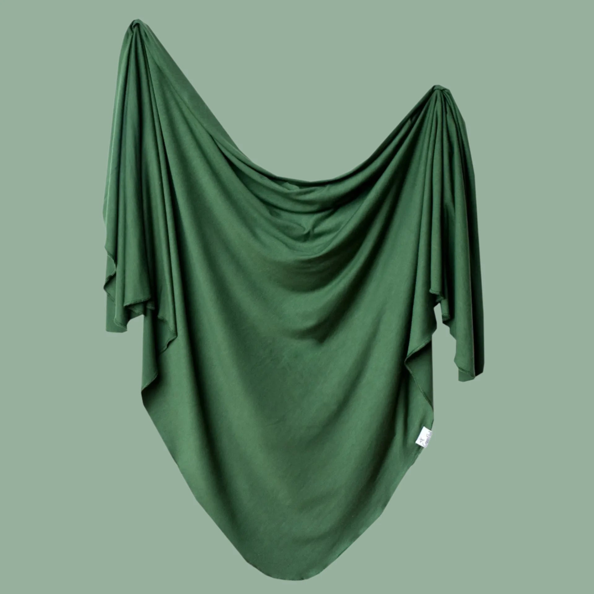 Dark Green Swaddle Blanket