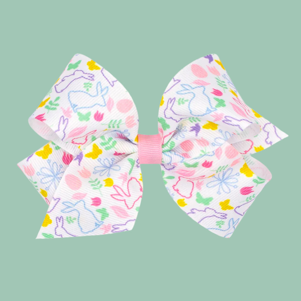 Easter Grosgrain Hair Bow