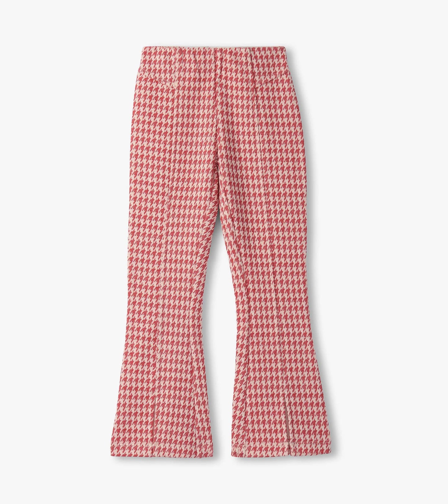 Houndstooth Red Bell Bottoms