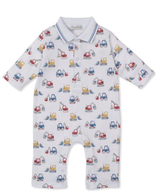 Construction long sleeve play suit
