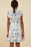 Floral Smocked Tiered Dress