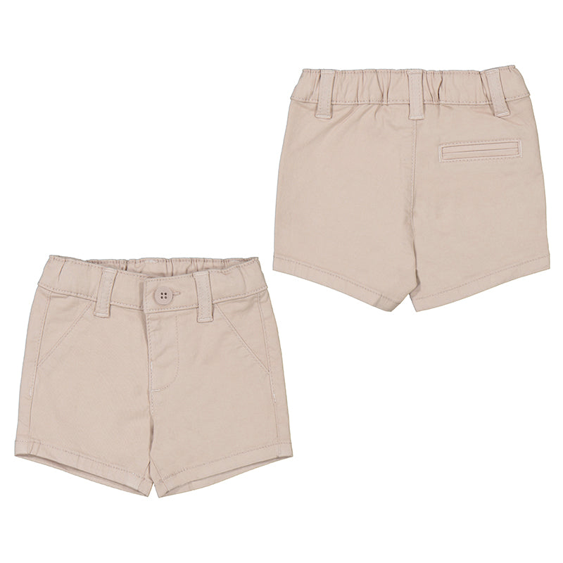 Classic Beige Toddler Boy Chino Shorts