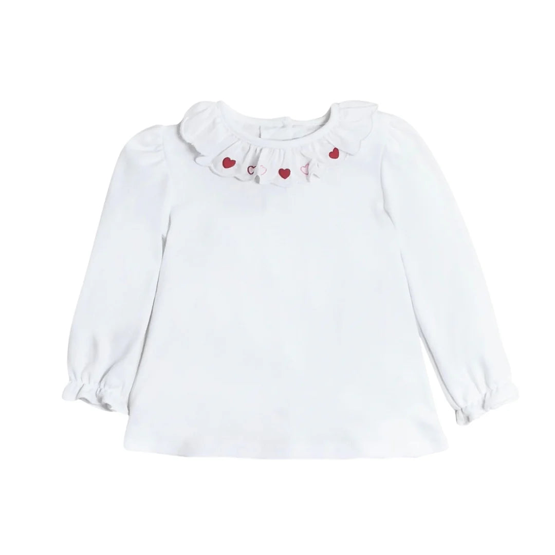 Hearts Scalloped Blouse