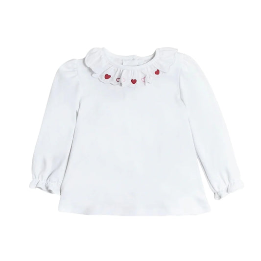 Hearts Scalloped Blouse