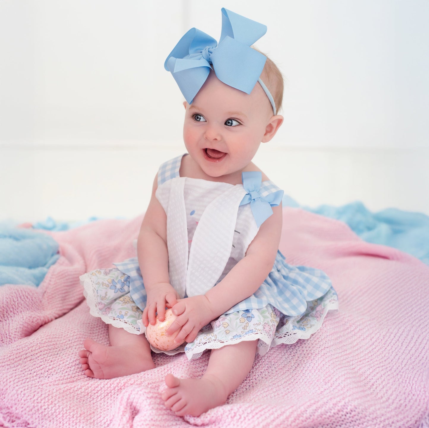 Blue Skirted Bunny Bubble