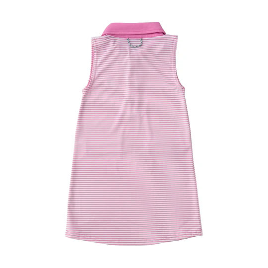 Girls Sleeveless Pro Performance Polo Dress