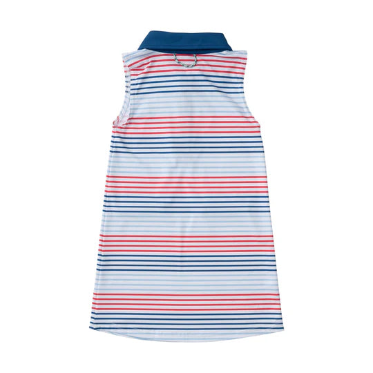 Girls Sleeveless Pro Performance Polo Dress