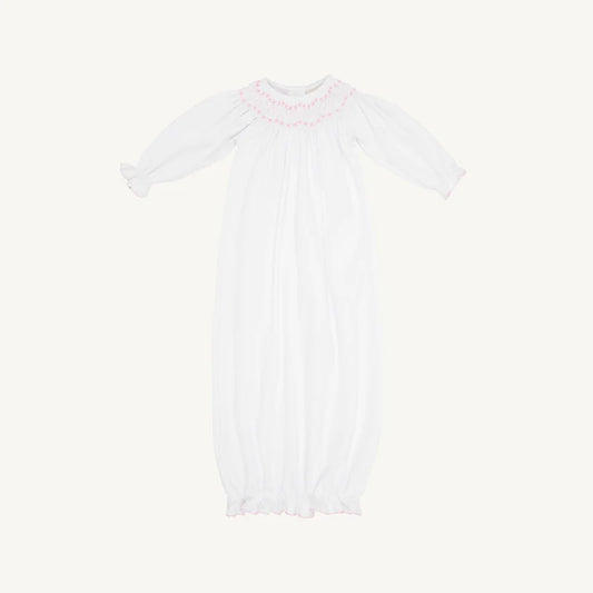 Sweetly Smocked Greeting Gown
