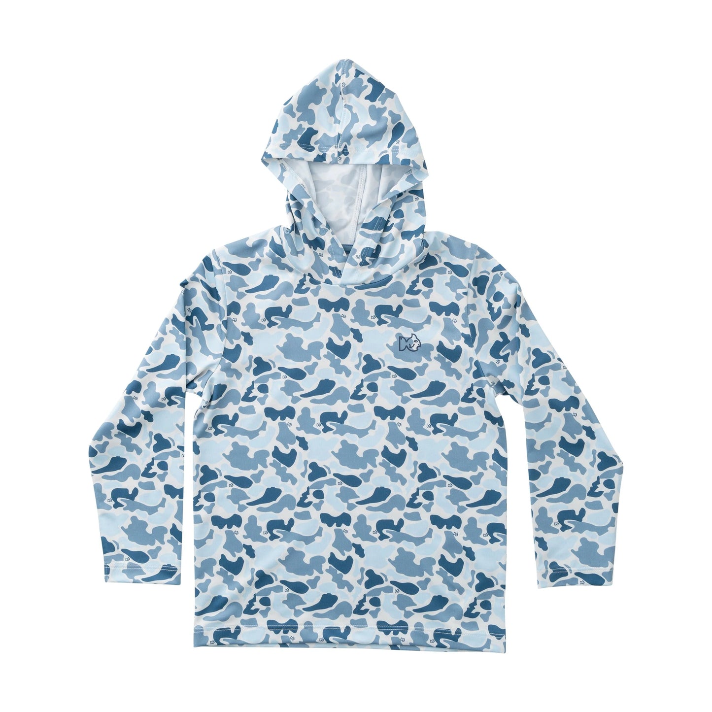 Kids Pro Performance Hoodie T-Shirt in Break Point Camo