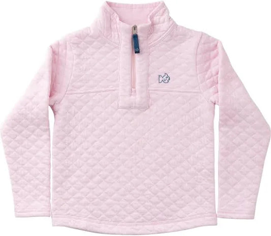 Kids Quilted Zip Pullover