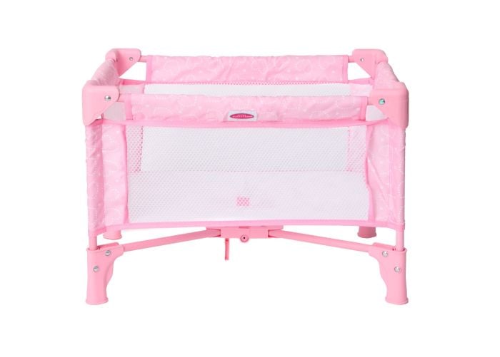 18" Pink Hearts Pack and Play