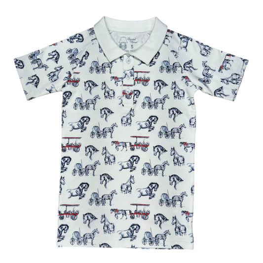 Boys Short Sleeve Pima Polo