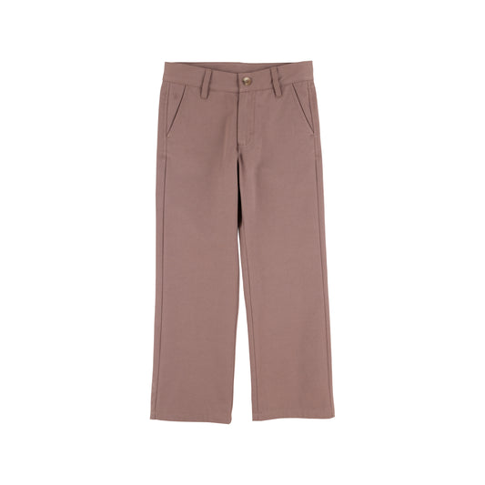 Brown pants on a white background