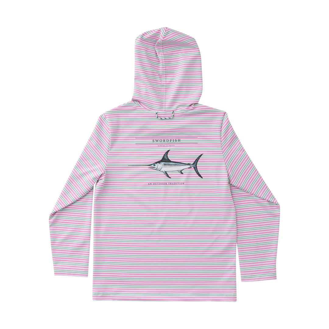 Kids Pro Performance Hoodie T-Shirt in Break Point Camo