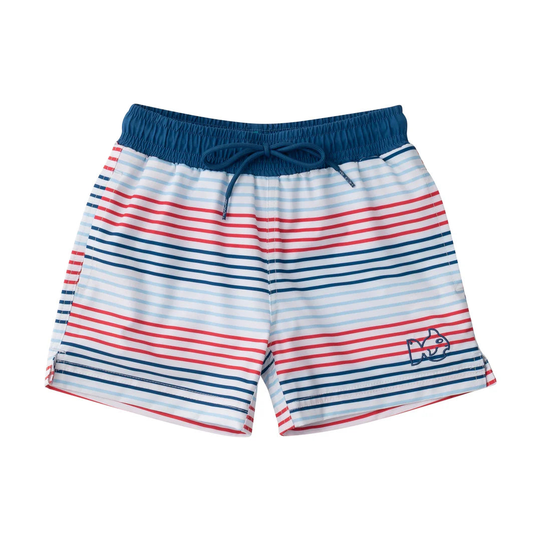 Boys Boogie Board Swim Trunk American Stripe