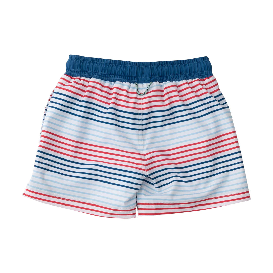 Boys Boogie Board Swim Trunk American Stripe