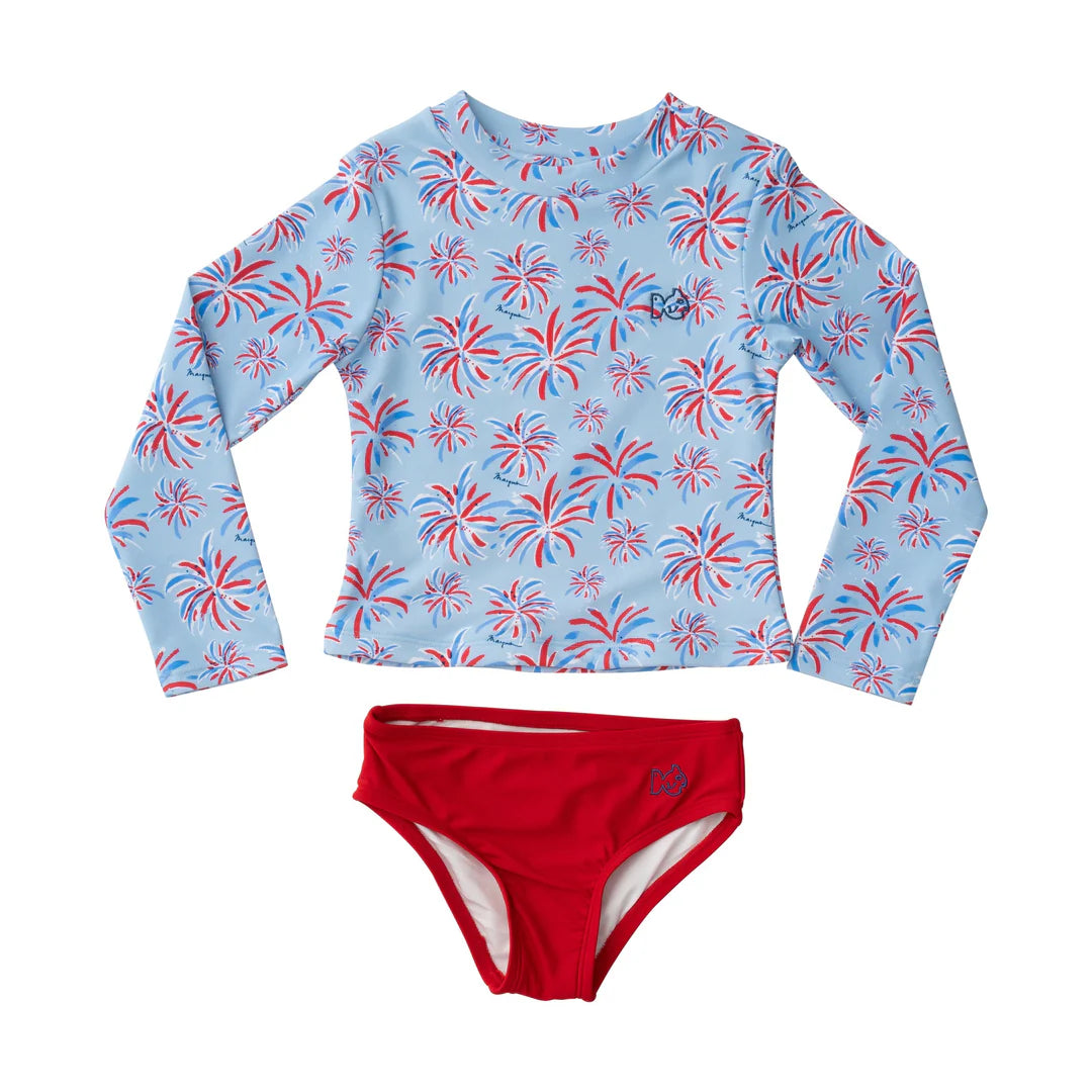 Girls Reef Rashguard Swim Set