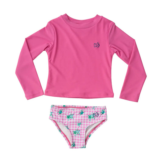 Girls Reef Rashguard Swim Set