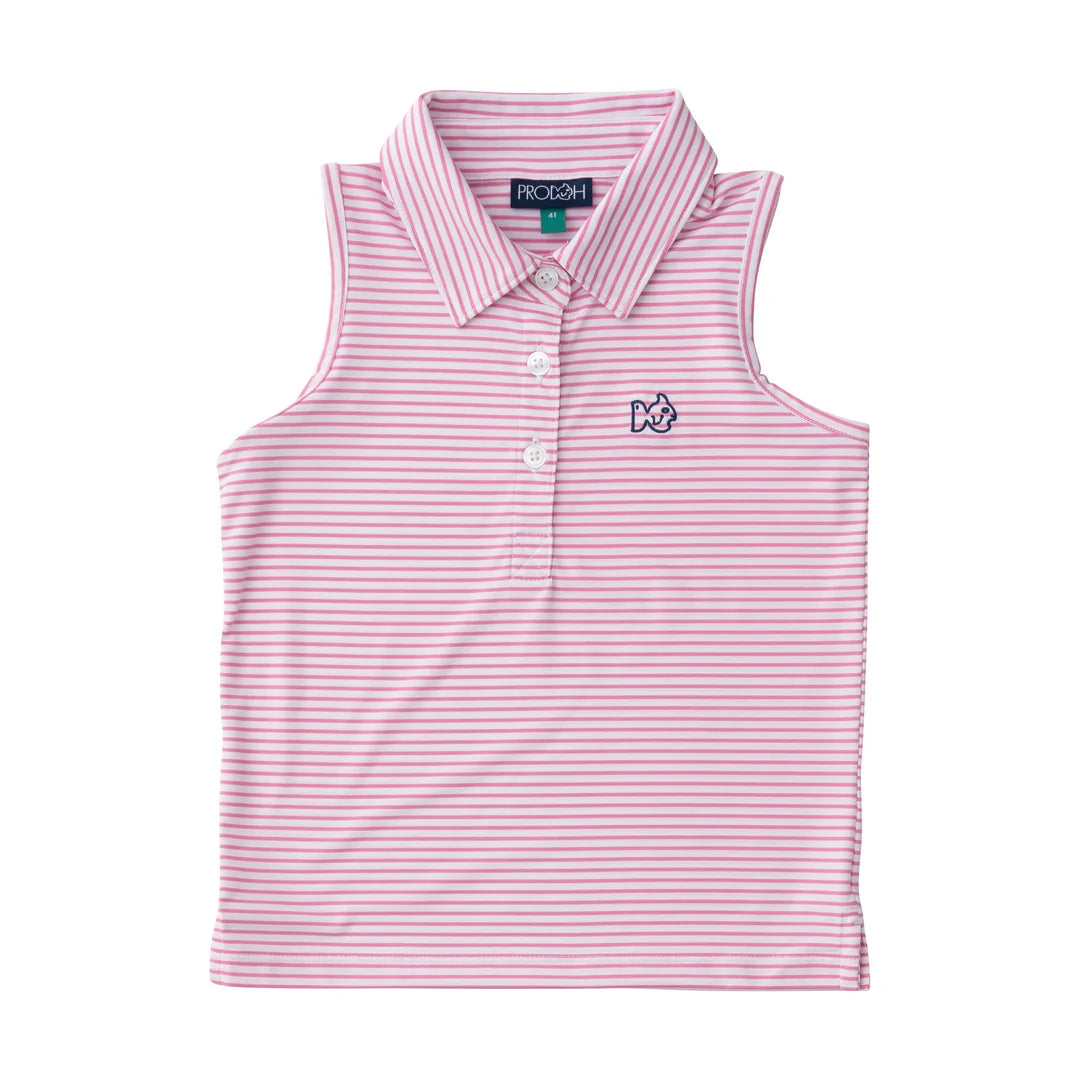 Girls sleeveless pro Performance Polo