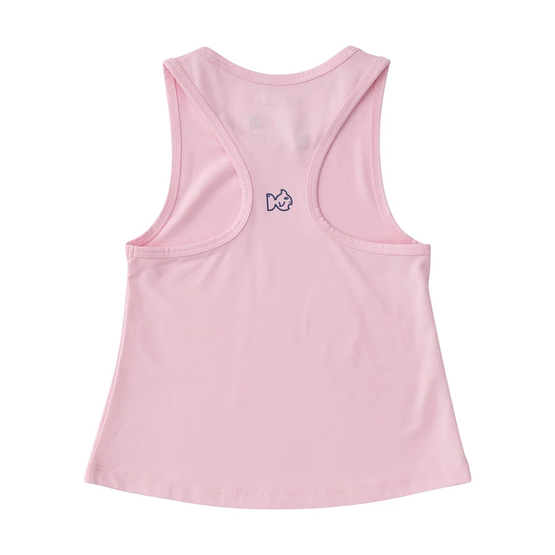 Girls Race Her Back Active Tank Top