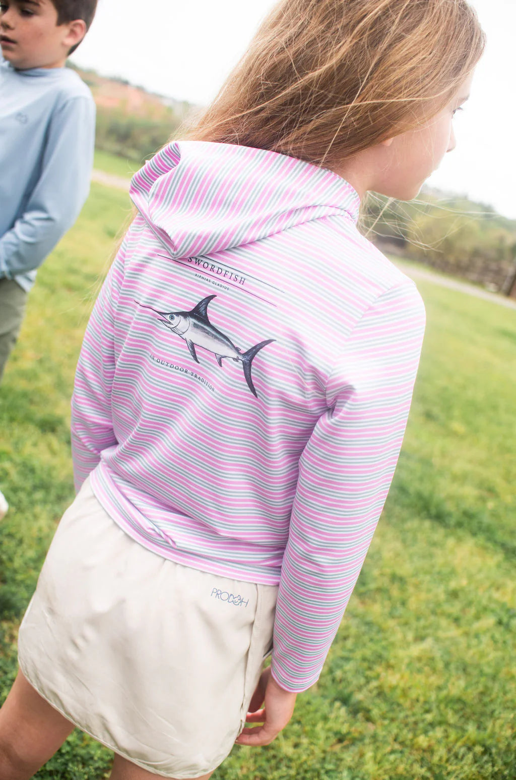 Kids Pro Performance Hoodie T-Shirt in Break Point Camo