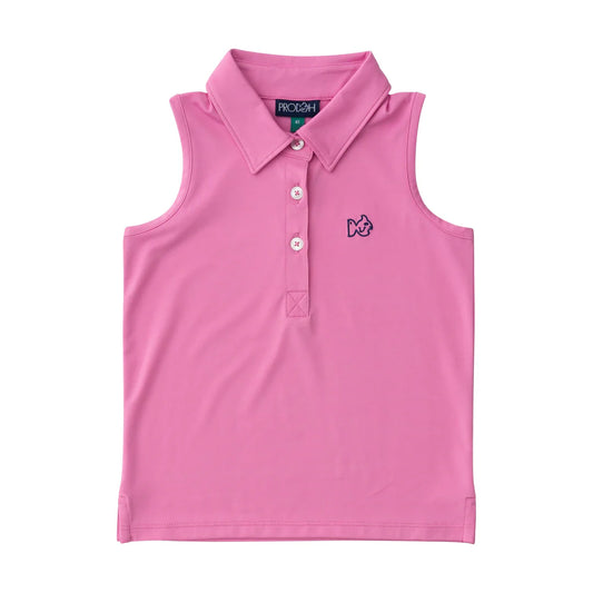 Prodoh Girls sleeveless pro Performance Polo