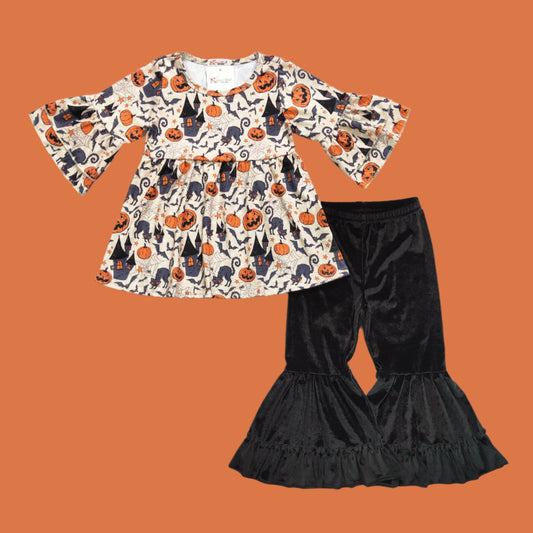 Vintage Halloween Girls Set