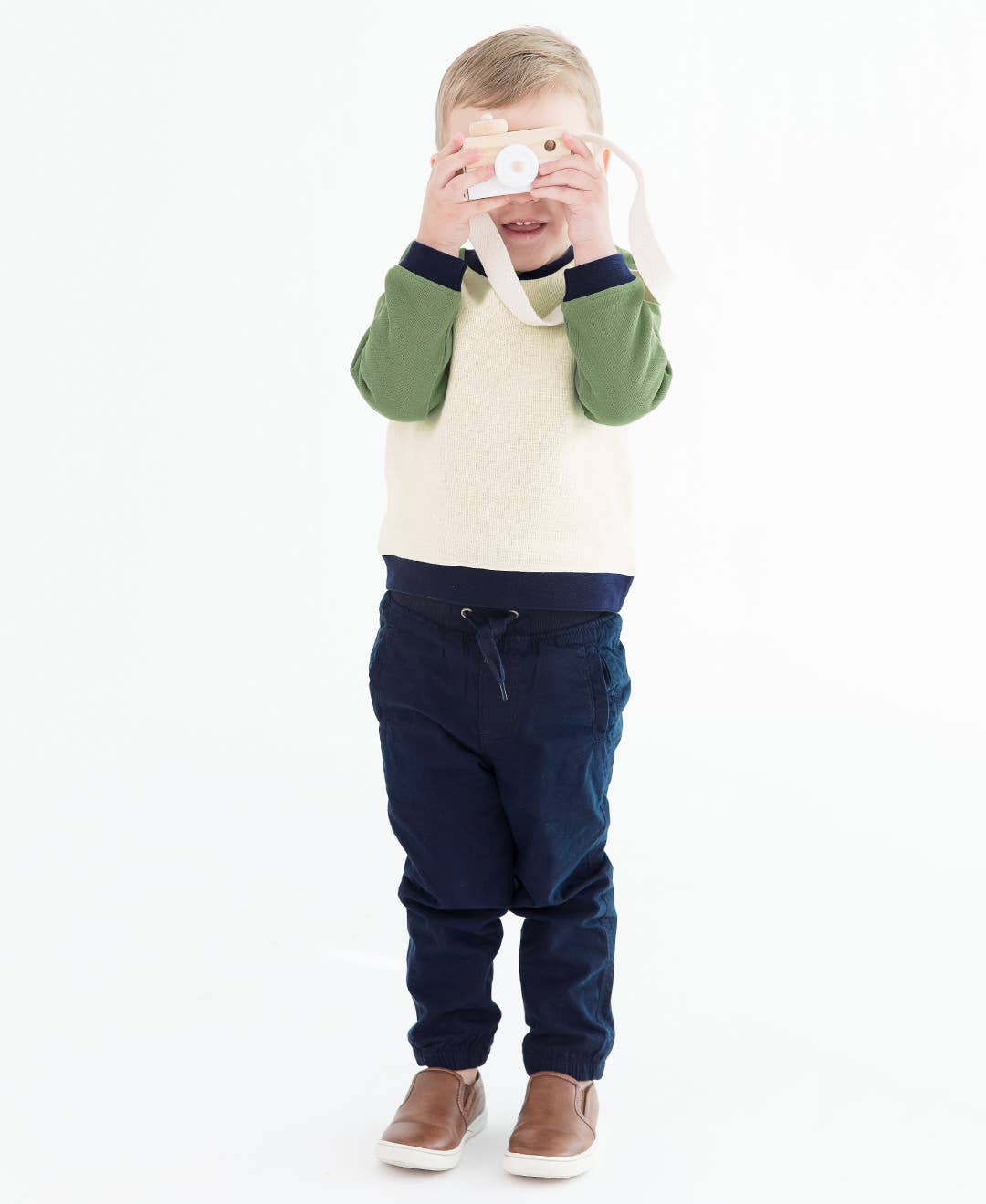 Boys Navy Chino Jogger Pant