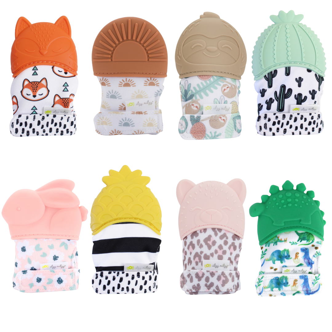 *NEW OPTIONS* Itzy Mitt™ Silicone Teething Mitts
