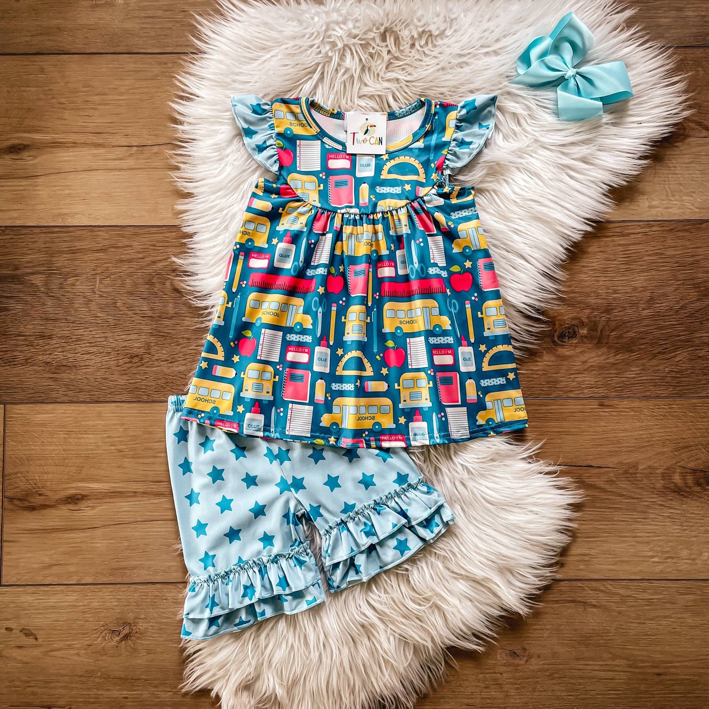 Supplied for School Shorts Set by TwoCan