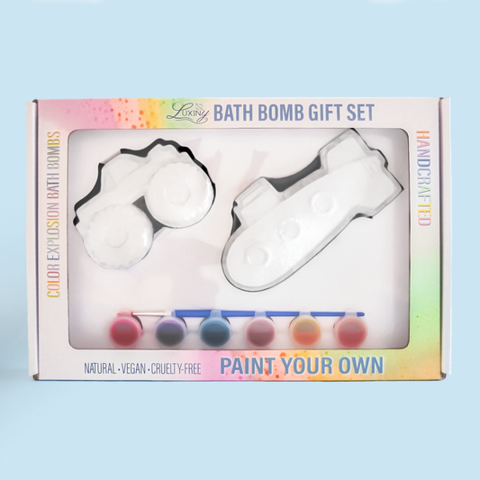 DIY Bath Bomb Gift Set – Paint Your Own Truck & Submarine