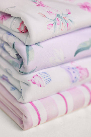 Pink Stripe Blanket, 100% Peruvian Pima Cotton