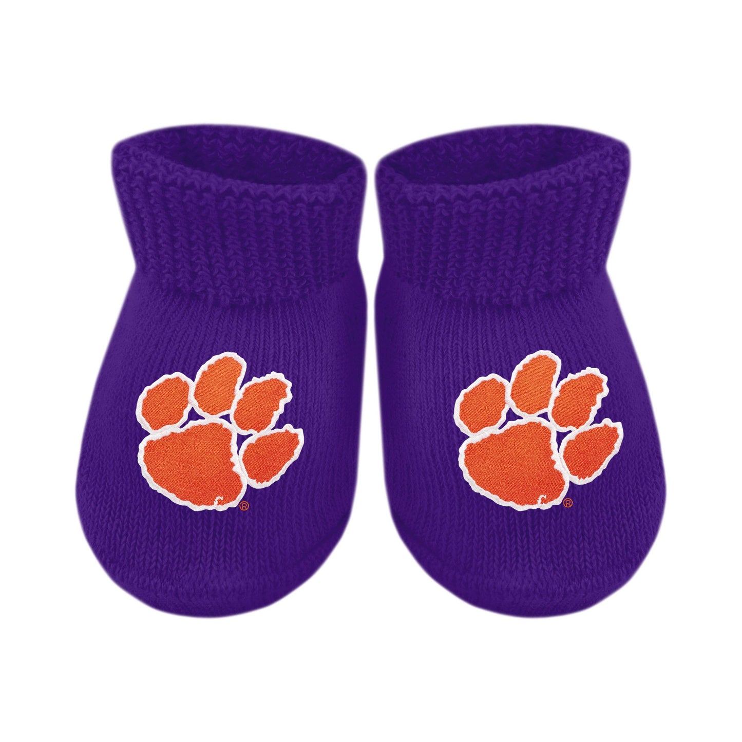 Clemson Tigers Newborn Bootie Sock