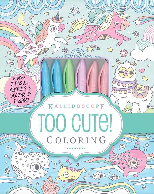 Kaleidoscope: Too Cute! Coloring by