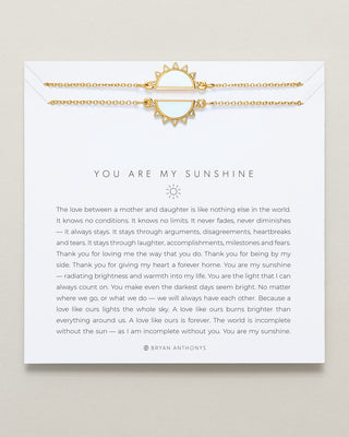 You Are My Sunshine Bracelet Set