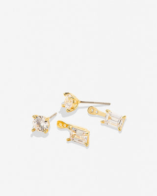 Beautifully Broken Emerald Cut Ear Jackets