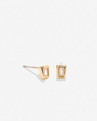 Beautifully Broken Baguette Stud Earrings