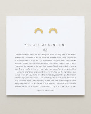 You Are My Sunshine Earrings