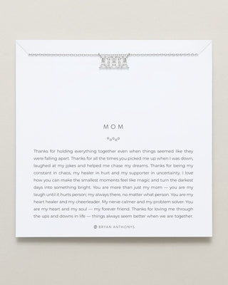 Mom Baguette Dainty Necklace