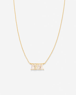 Mom Baguette Dainty Necklace
